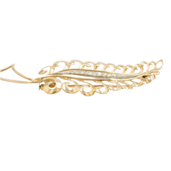 Broche Épingle en or jaune, or blanc et diamants - Castafiore