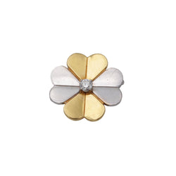 Broche Épingle en or jaune, or blanc et diamants - Castafiore