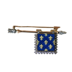 Broche Épingle en or jaune, or rose, argent, émail, perle et diamants - Castafiore