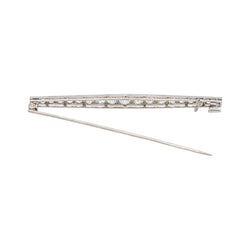 Broche Épingle en platine et diamants - Castafiore