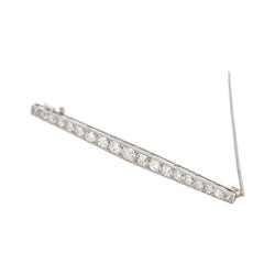 Broche Épingle en platine et diamants - Castafiore