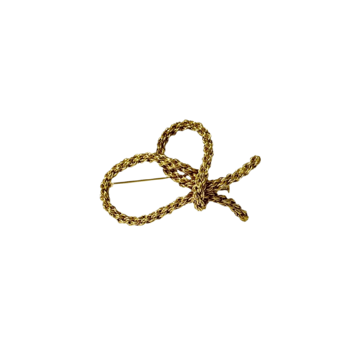 Broche Épingle "Noeud" en or jaune - Castafiore