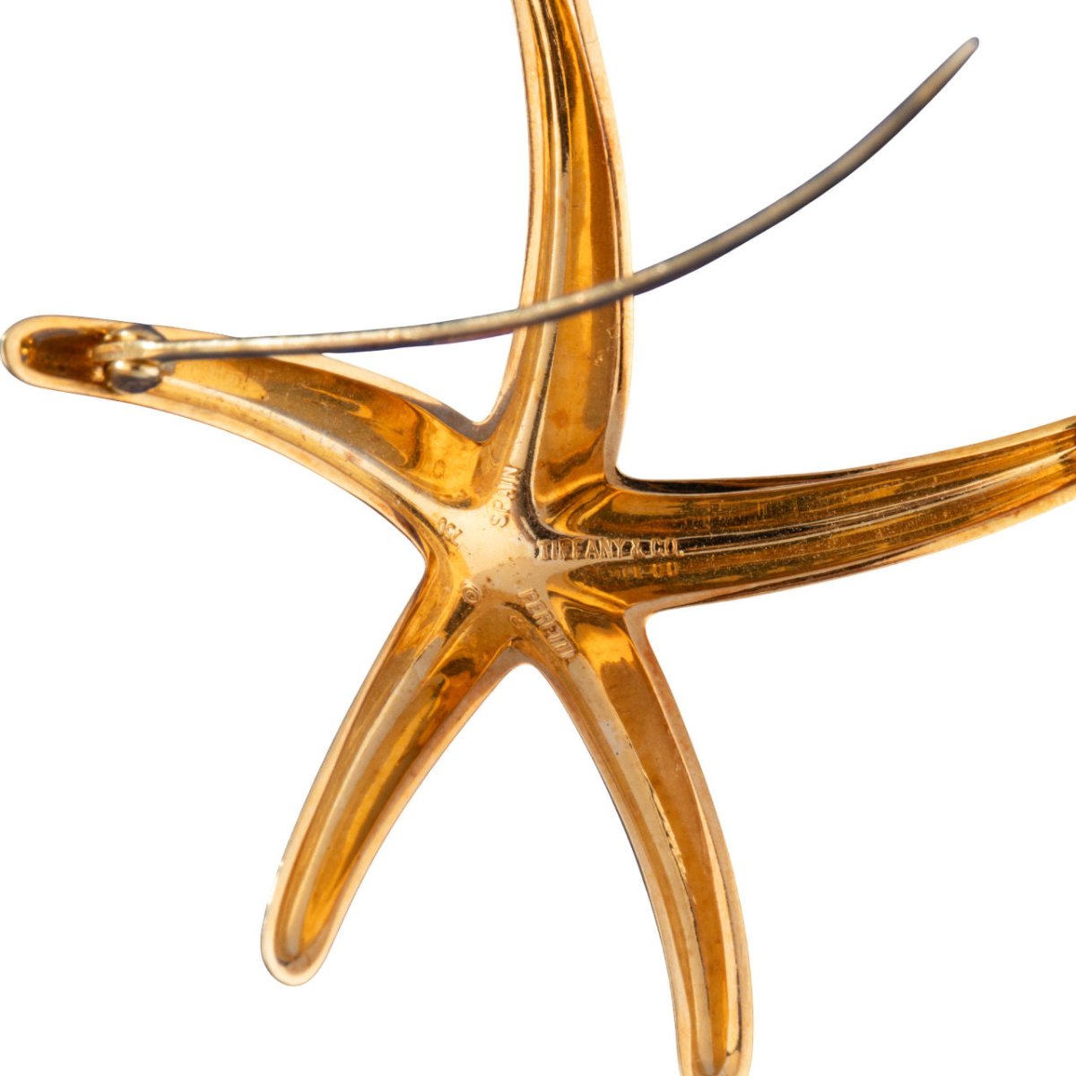 Broche Épingle TIFFANY & CO. en or jaune - Castafiore