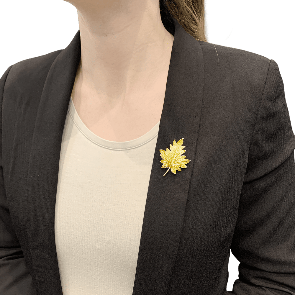 Broche Épingle TIFFANY & CO. en or jaune - Castafiore