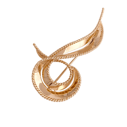 Broche Épingle "Volute" en or rose - Castafiore