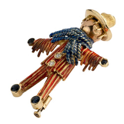 Broche épouvantail de la maison Van Cleef - Castafiore