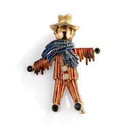 Broche épouvantail de la maison Van Cleef - Castafiore