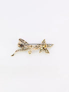 Broche Erable en Or, Diamants, et Perles Fines - Castafiore