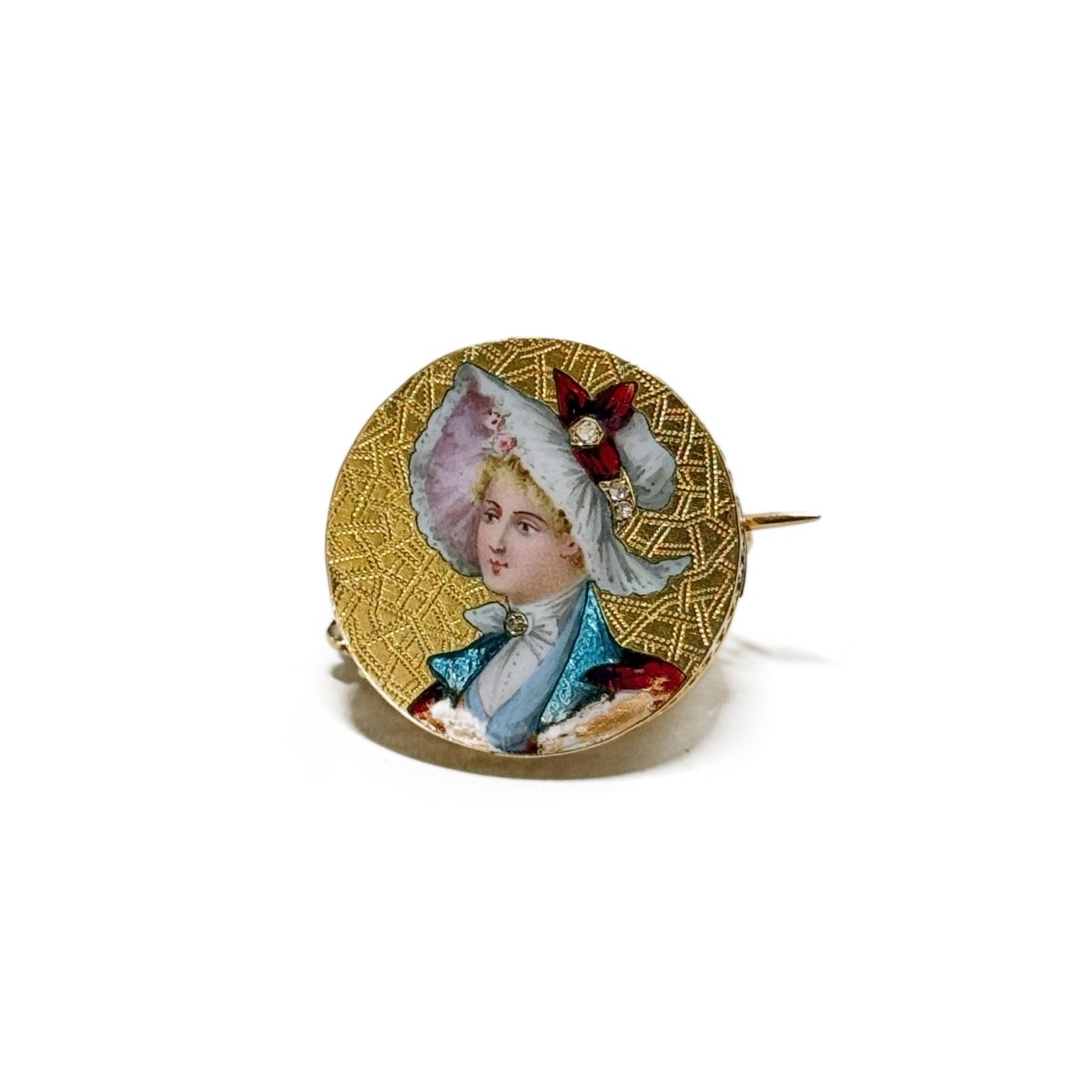 Broche femme au chapeau - Castafiore