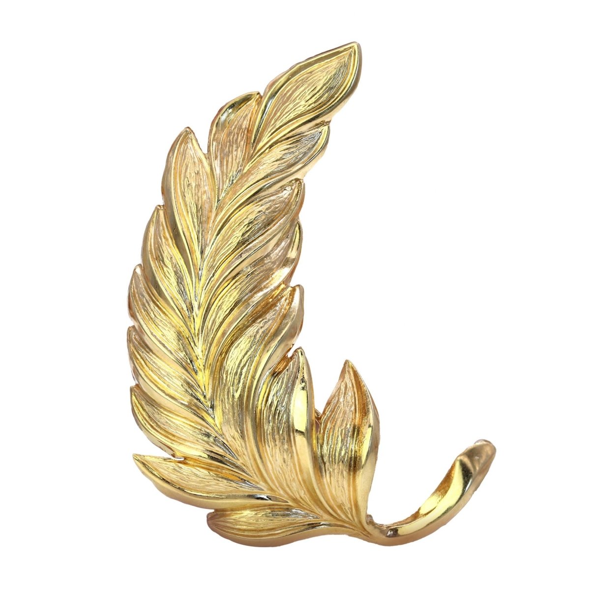 Yellow gold pin brooch – Castafiore
