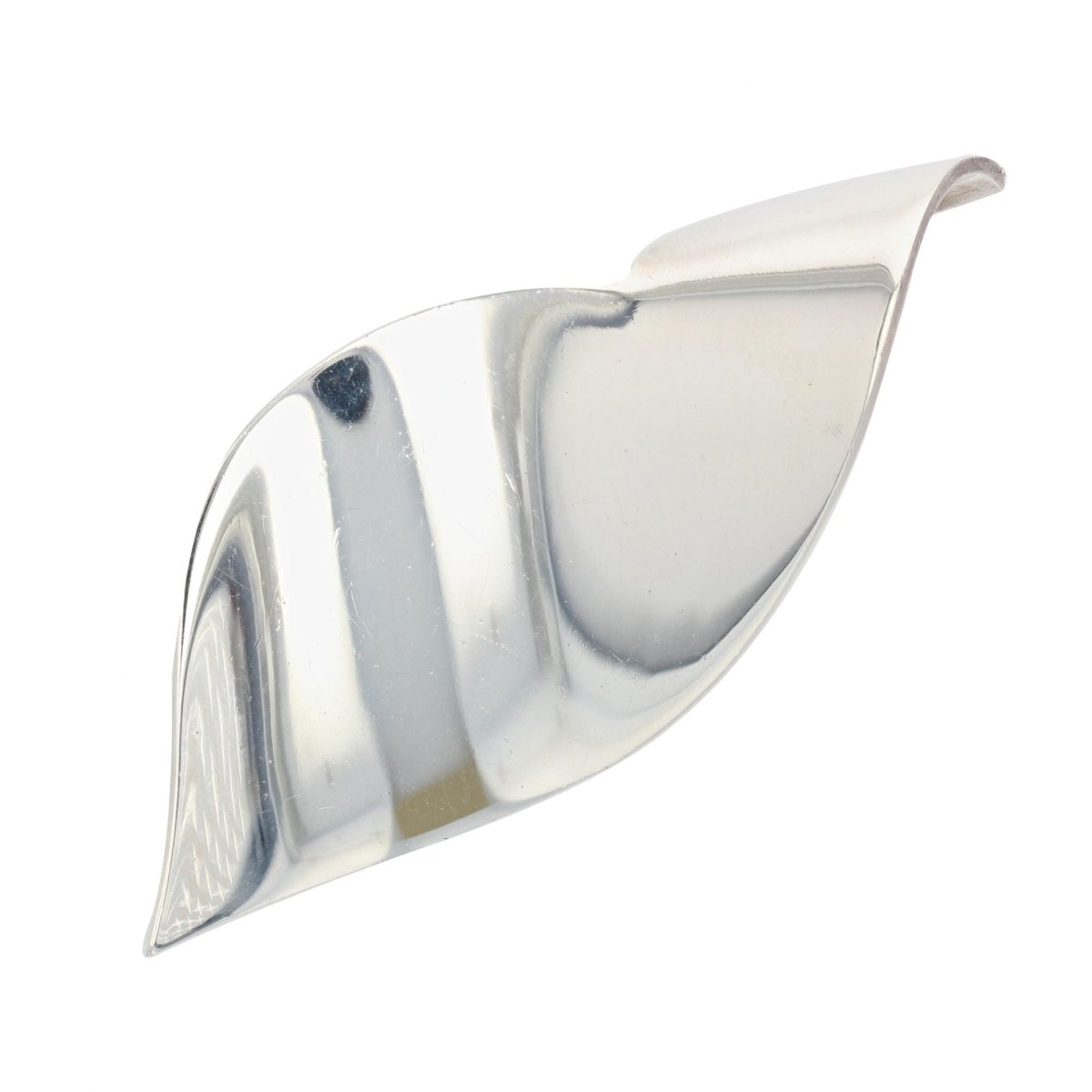 Broche FEUILLE stylisée en argent - Castafiore