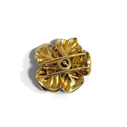 Broche fleur épanouie - Castafiore
