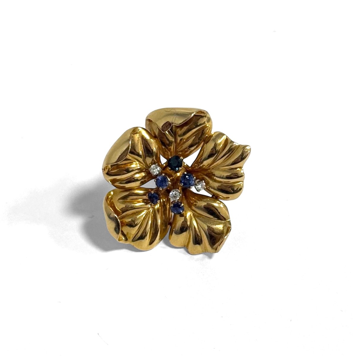 Broche fleur épanouie - Castafiore