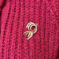 Broche gerbe de plumes - Castafiore