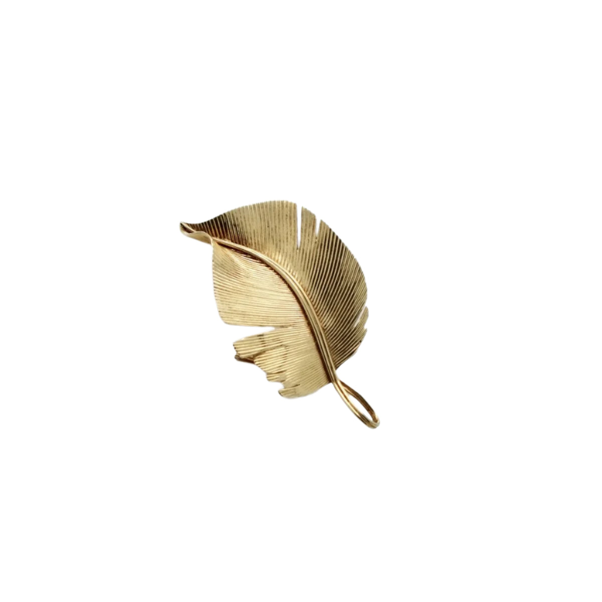 Broche HERMÈS "Plume" - Castafiore