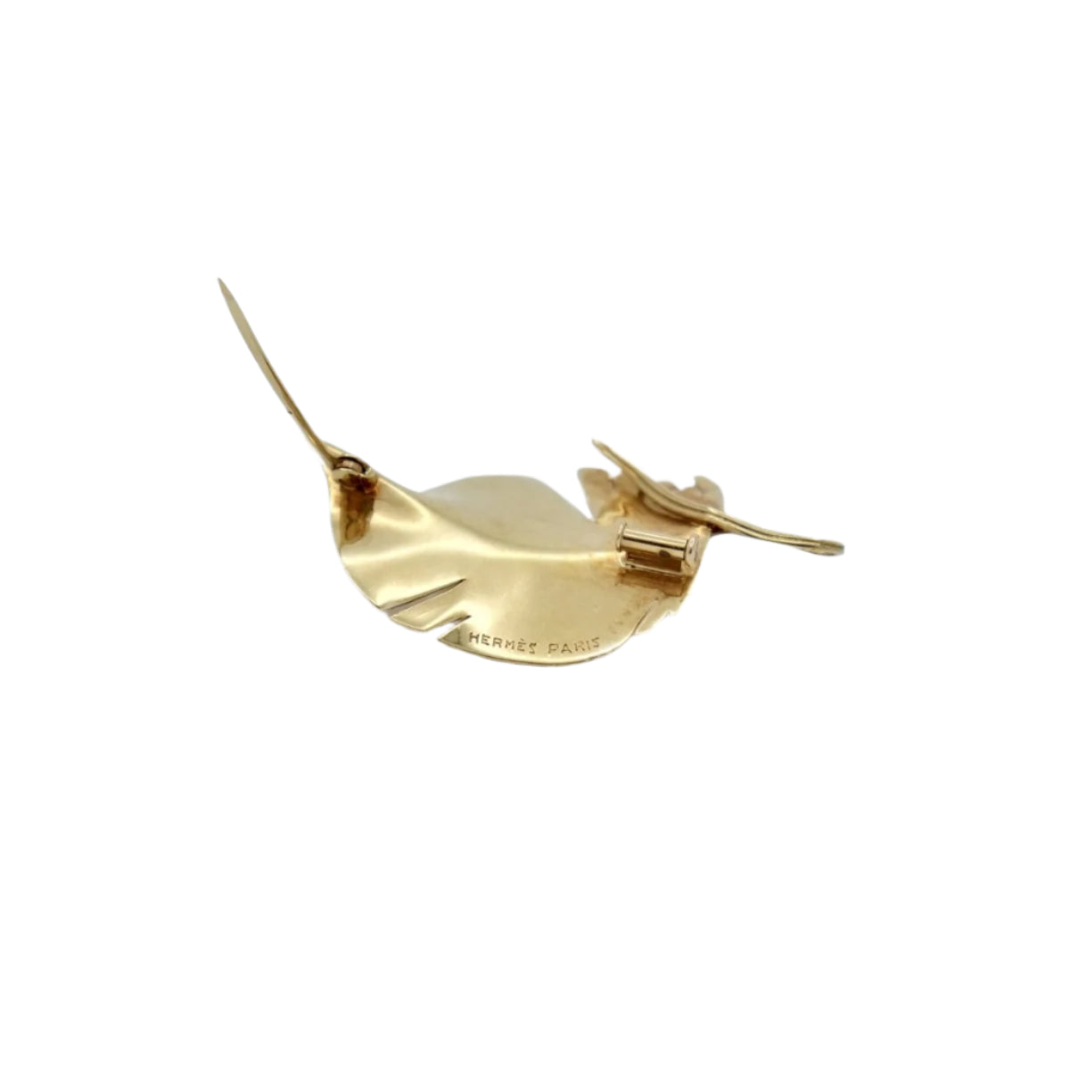 Broche HERMÈS "Plume" - Castafiore