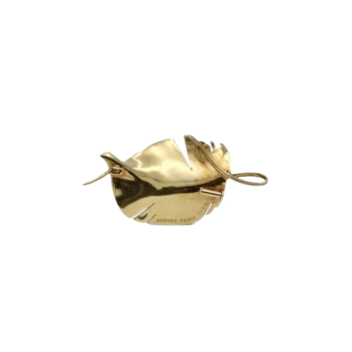 Broche HERMÈS "Plume" - Castafiore