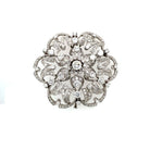 Broche italienne en or avec 5,50 carats de diamants de succession - Castafiore