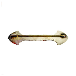 Broche JEAN DESPRÉS Double flèche en argent - Castafiore