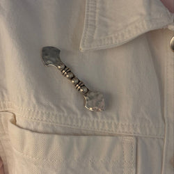 Broche JEAN DESPRÉS Double flèche en argent