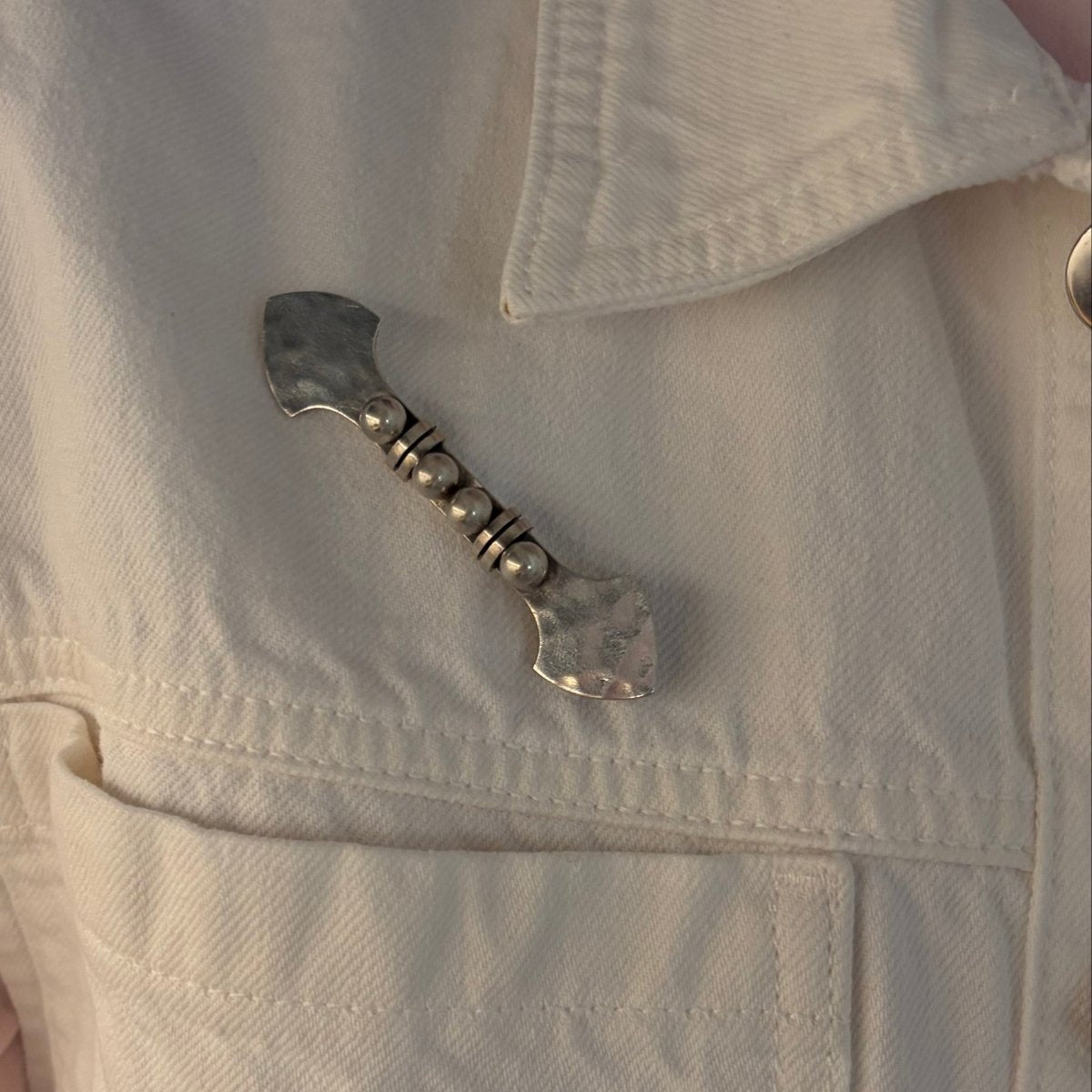 Broche JEAN DESPRÉS Double flèche en argent