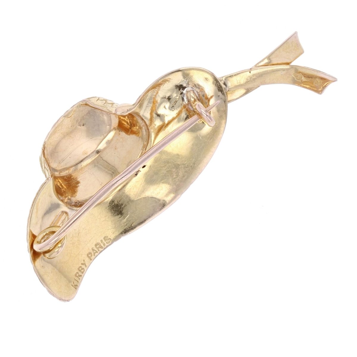 Broche KIRBY Chapeau en or jaune - Castafiore