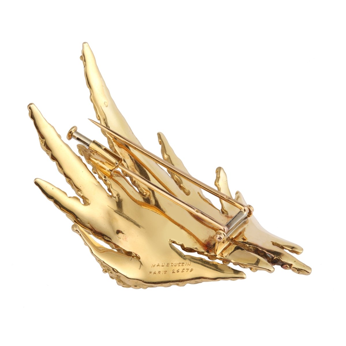 Broche MAUBOUSSIN Vintage en or jaune - Castafiore