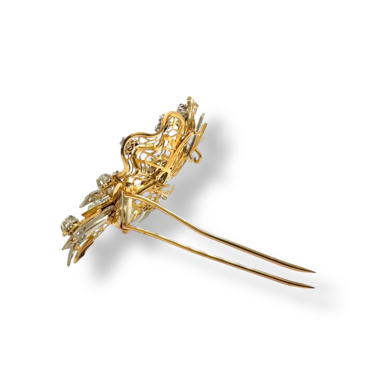 Broche noeud dentelle - Castafiore