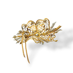 Broche noeud dentelle - Castafiore