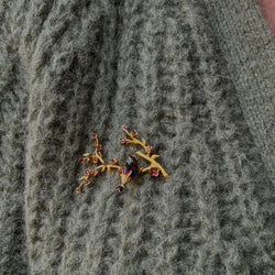 Broche oiseau dans un cerisier - Castafiore