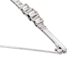 Broche Or blanc Diamant - Castafiore