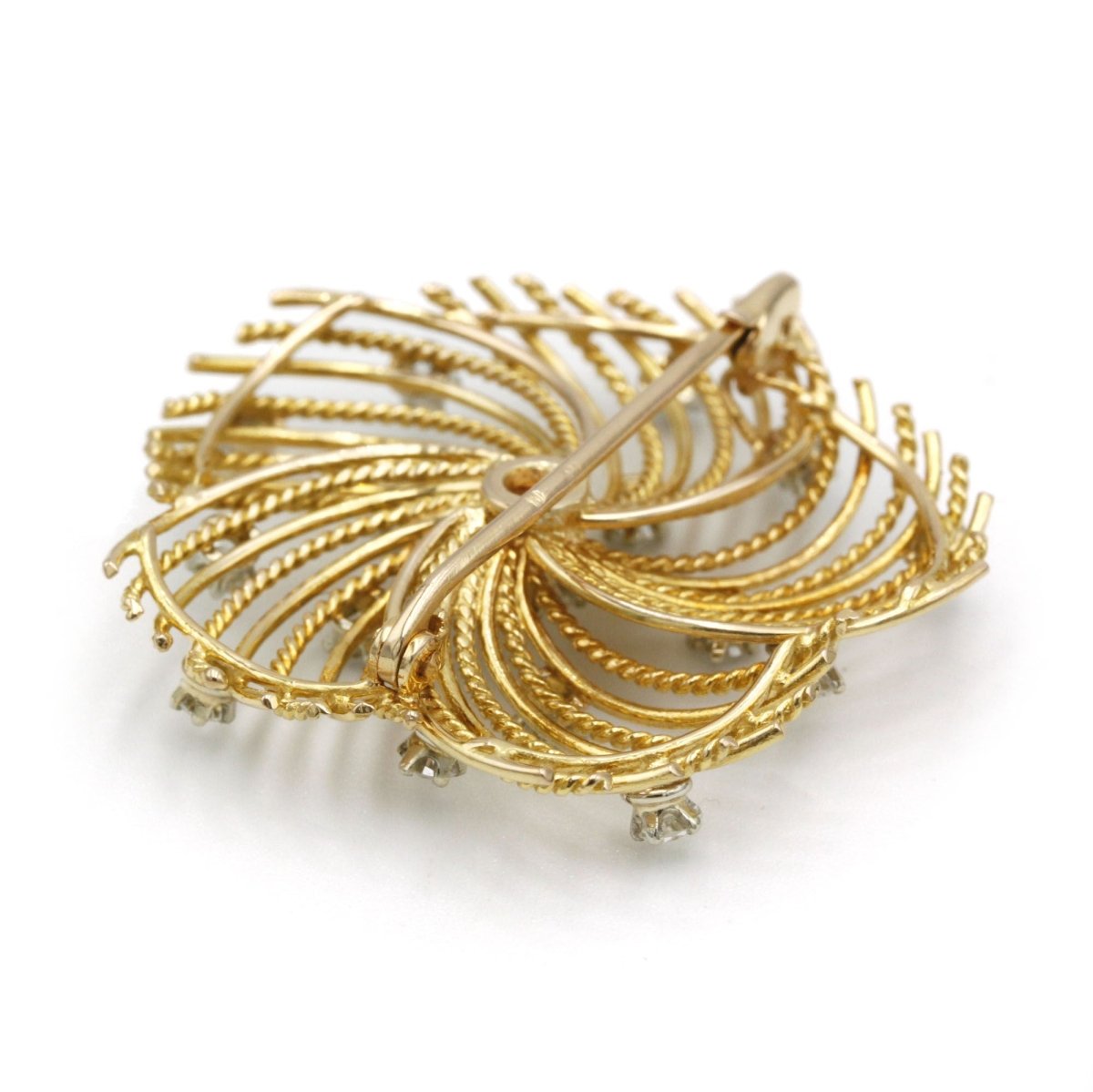 Broche - Or & Diamants