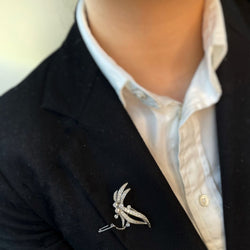 Broche - Or & diamants