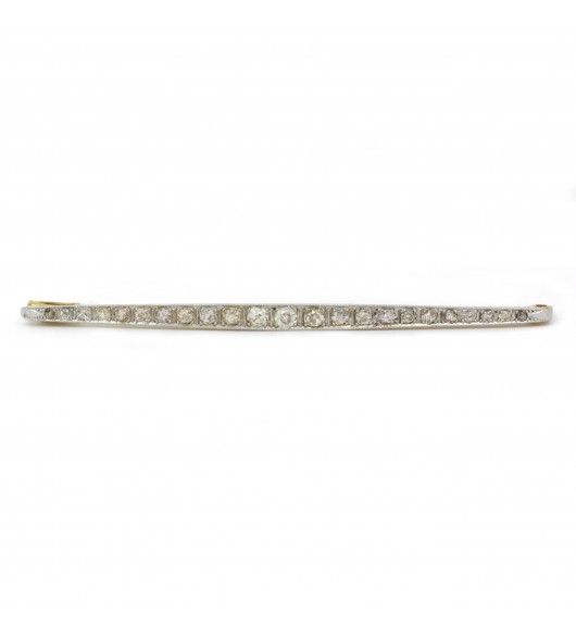 Broche - Or & diamants - Castafiore