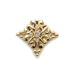 Broche - Or et diamants - Castafiore