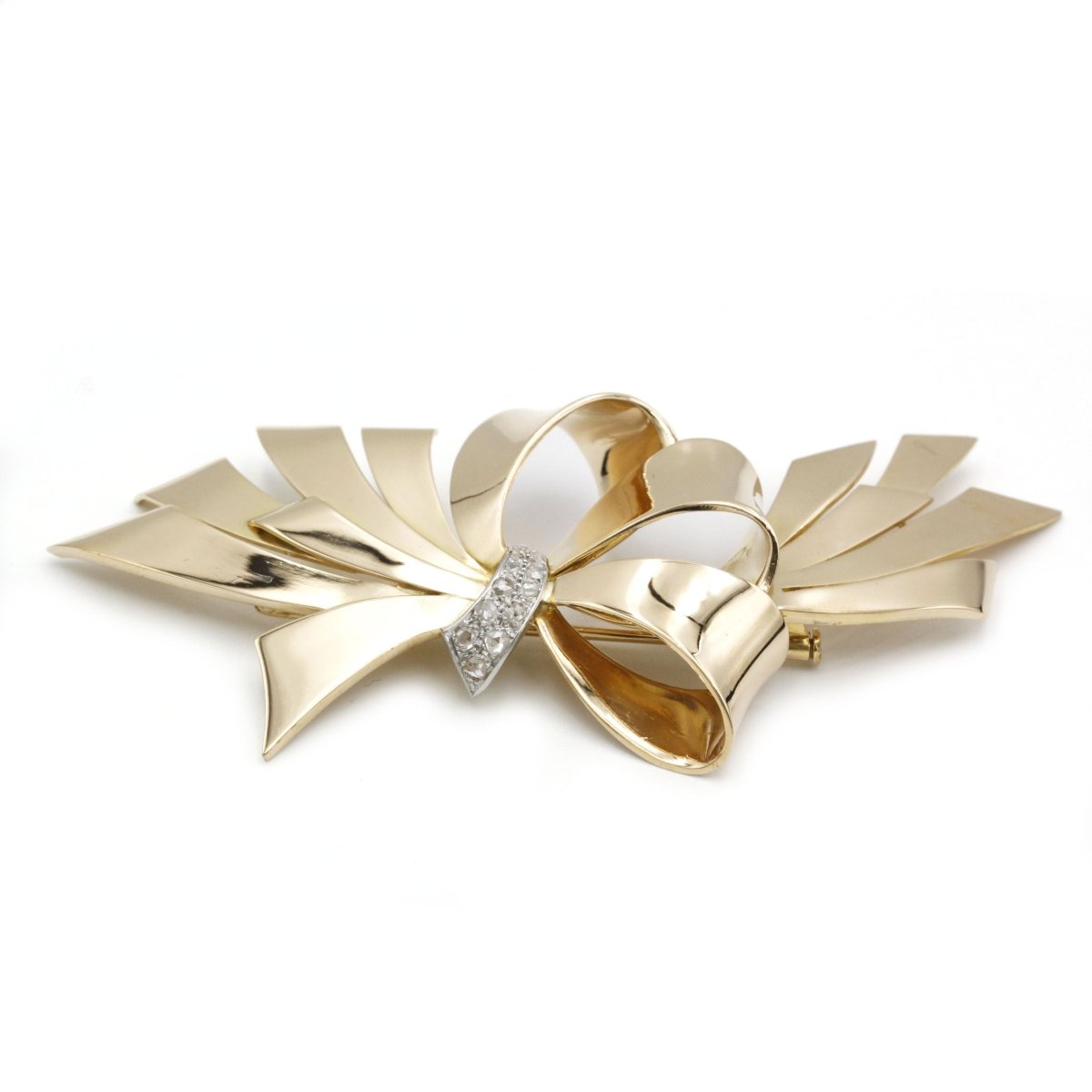 Broche - Or, Platine & Diamants - Castafiore