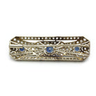 Broche - Or, Platine, Diamants & Saphirs - Castafiore