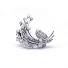 Broche - Or, Platine et diamants - Castafiore