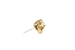 Broche pendentif en or jaune et citrine - Castafiore