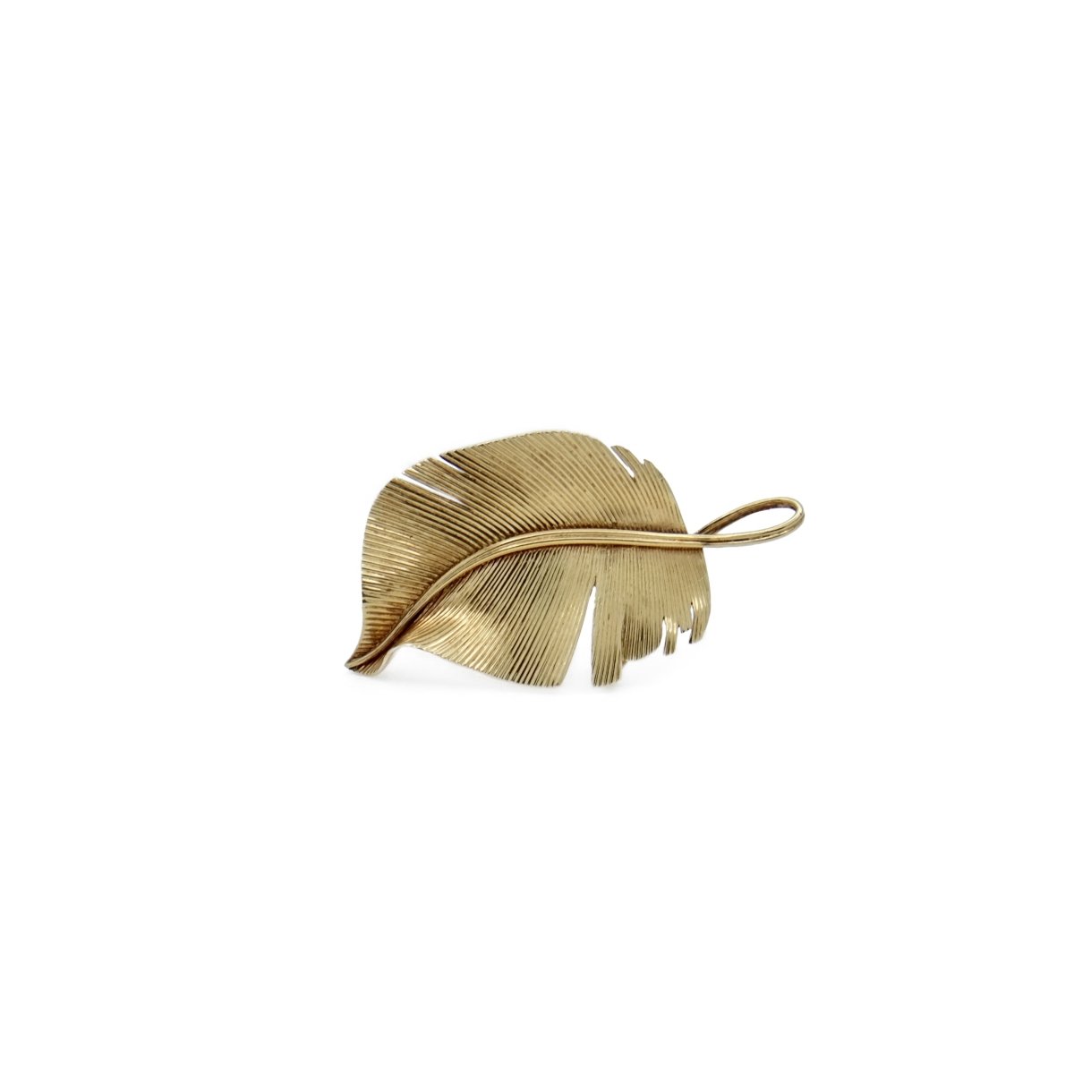 Broche "Plume" Hermès - Castafiore