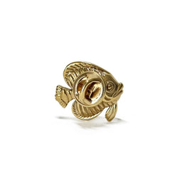 Broche poisson en or jaune - Castafiore