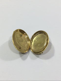 Broche Porte Photo En Or Rose - Castafiore