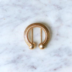 Broche Rétro Mellerio Dits Meller Or Jaune - Castafiore