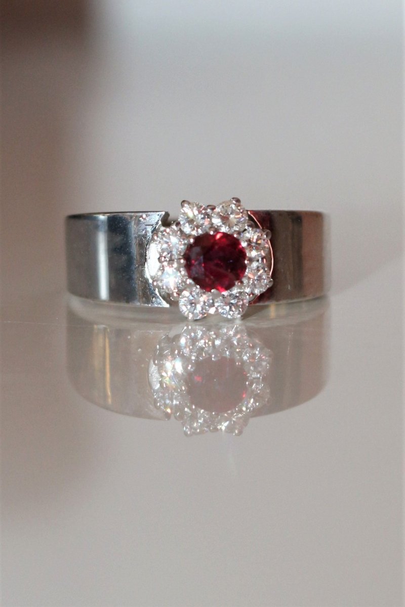 Bucherer Carl Bague Marguerite Rubis