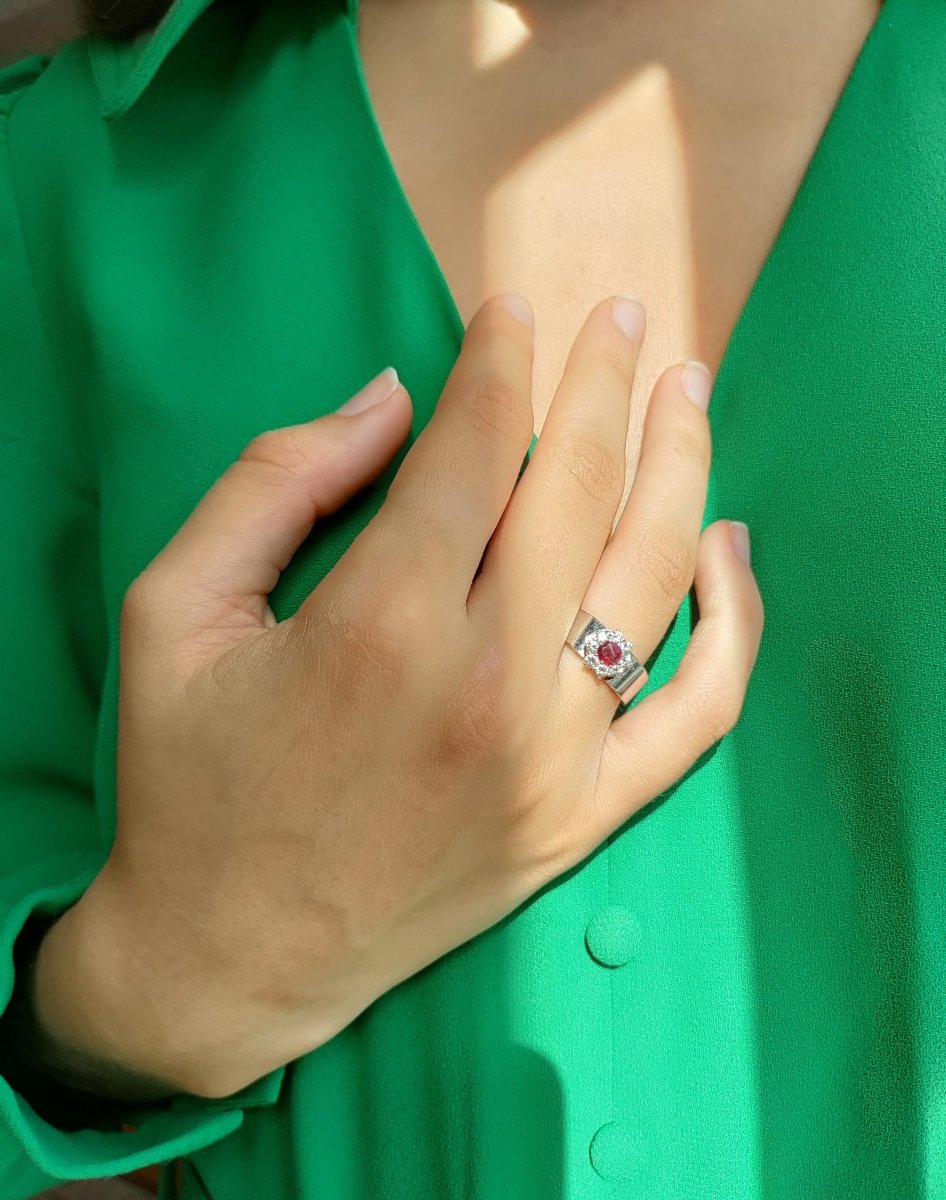 Bucherer Carl Bague Marguerite Rubis