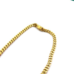 Bulgari 1980s Citrine and Sapphire Curb Link Necklace - Castafiore