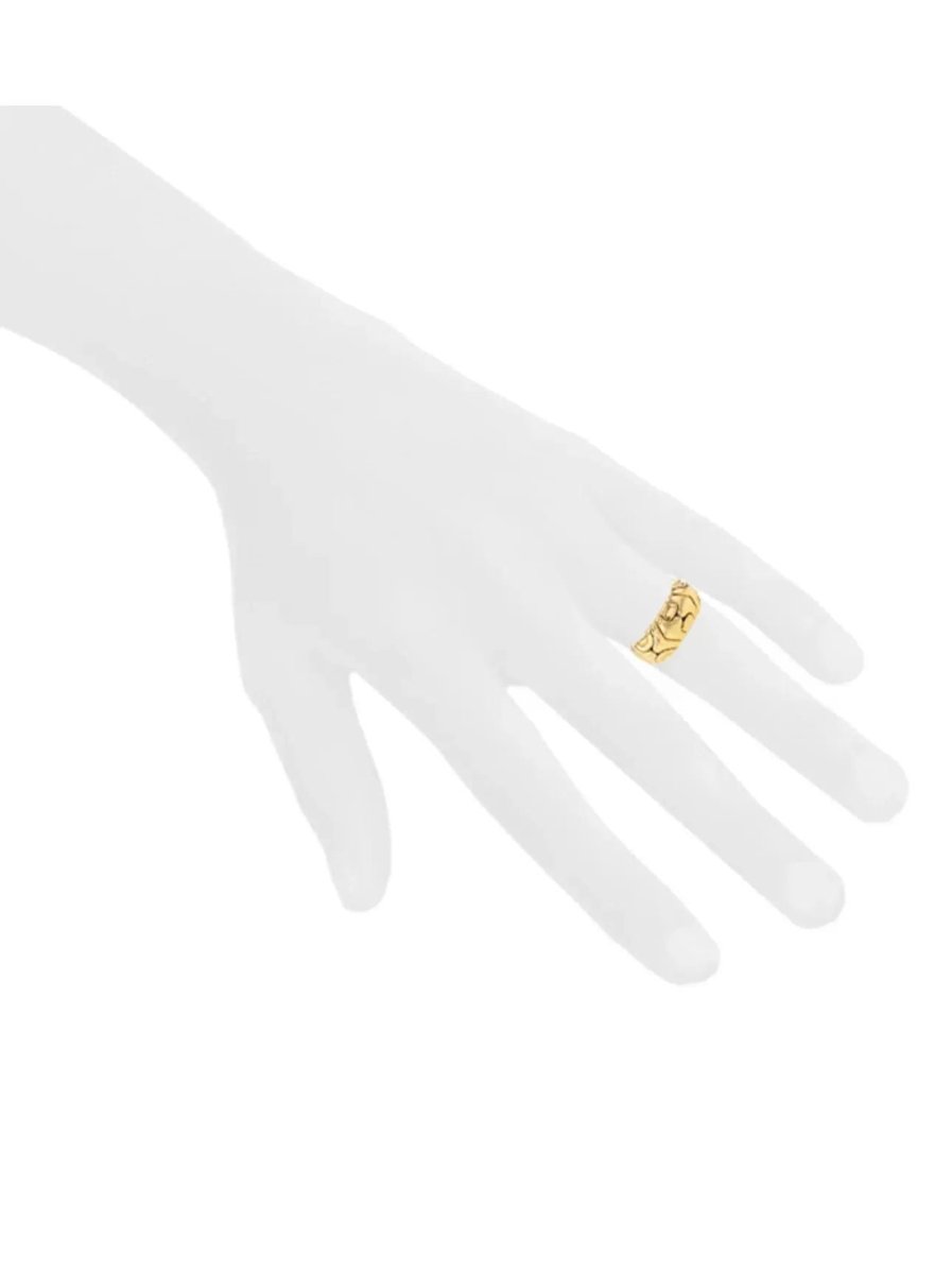 Bulgari Alveare Gold Band Ring - Castafiore