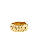 Bulgari Alveare Gold Band Ring - Castafiore