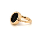 Bulgari Ancient Coin Gold Flip Ring - Castafiore