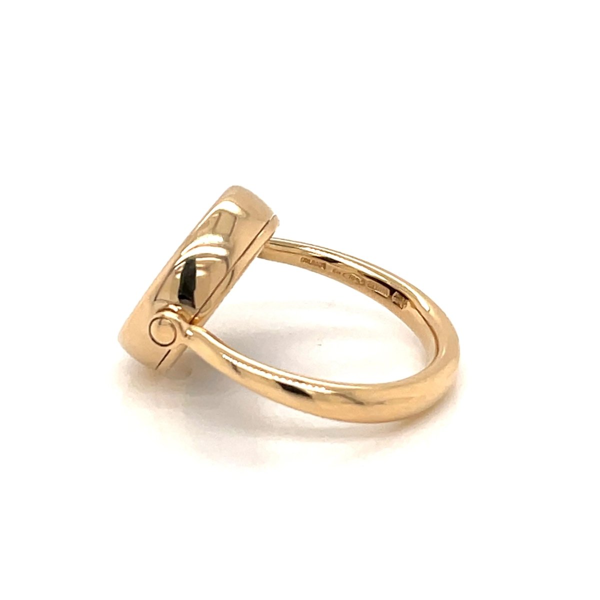 Bulgari Ancient Coin Gold Flip Ring - Castafiore